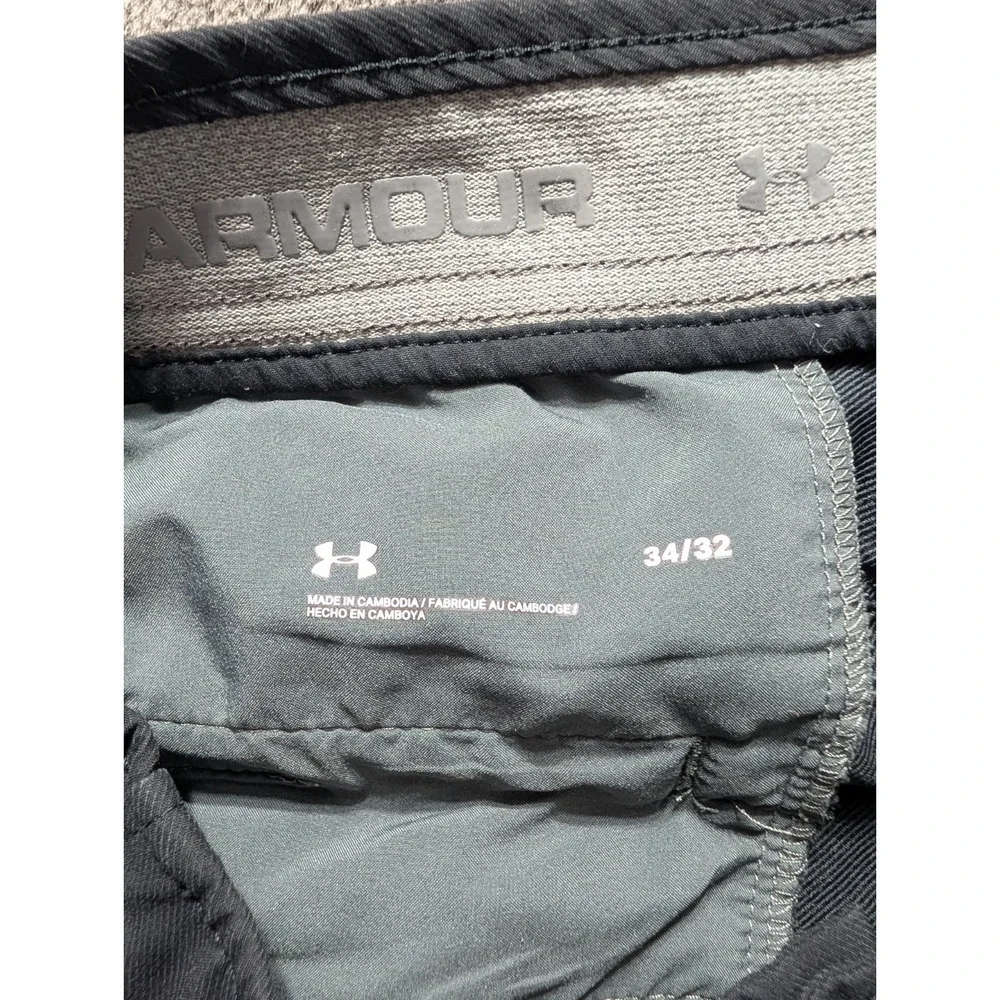 Under Armour Casual Pants Men's Size 34/32 Black - Picture 3 of 13